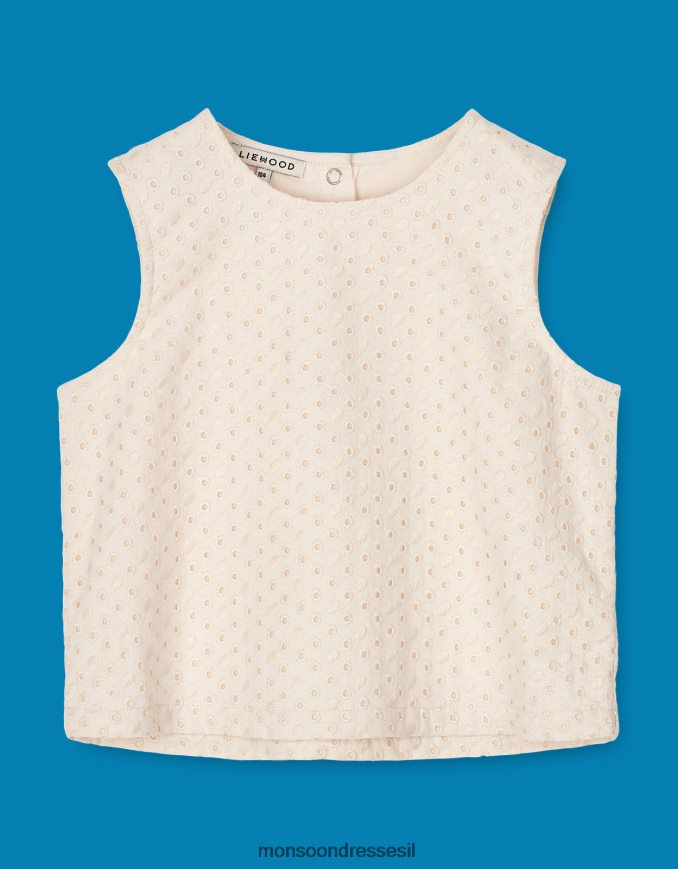 הַלבָּשָׁה Monsoon עליונית liewood delphia anglaise קרם יְלָדִים HTJ0TZ1993