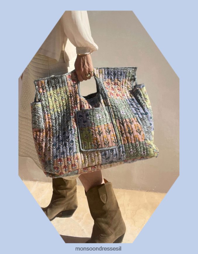 אבזר Monsoon תיק טלאים של maison m כְּחוֹל נשים HTJ0TZ1211