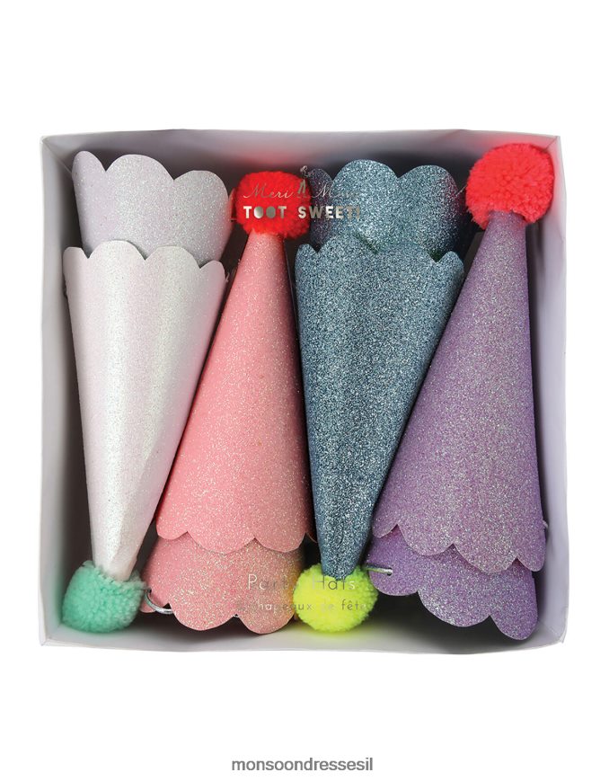 אבזר Monsoon כובע מסיבת פונפון נוצץ meri meri אופנה יְלָדִים HTJ0TZ2632