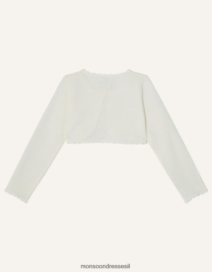 הַלבָּשָׁה Monsoon קרדיגן niamh שֶׁנהָב ילדה HTJ0TZ1571