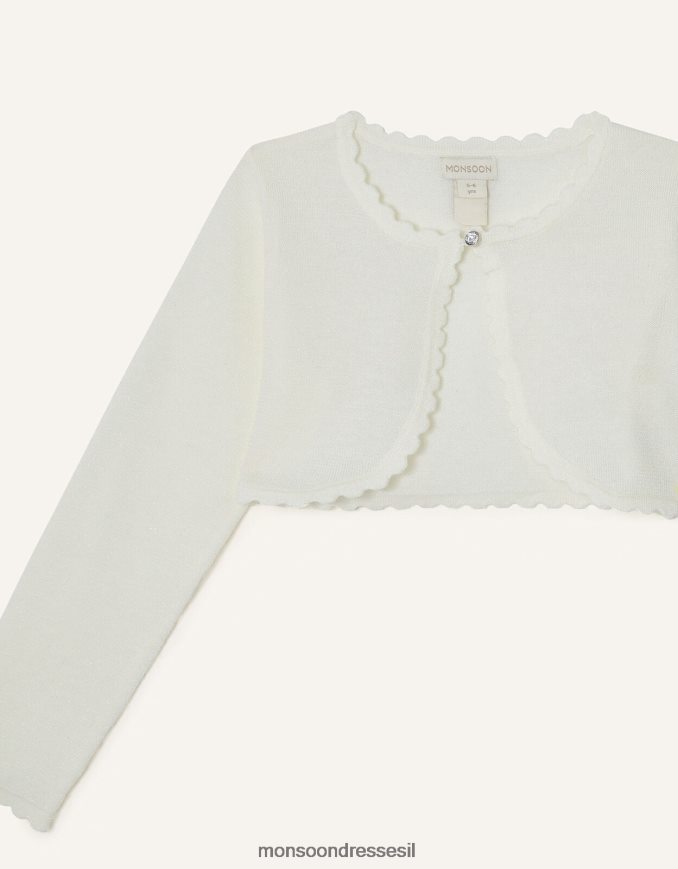 הַלבָּשָׁה Monsoon קרדיגן niamh שֶׁנהָב ילדה HTJ0TZ1571