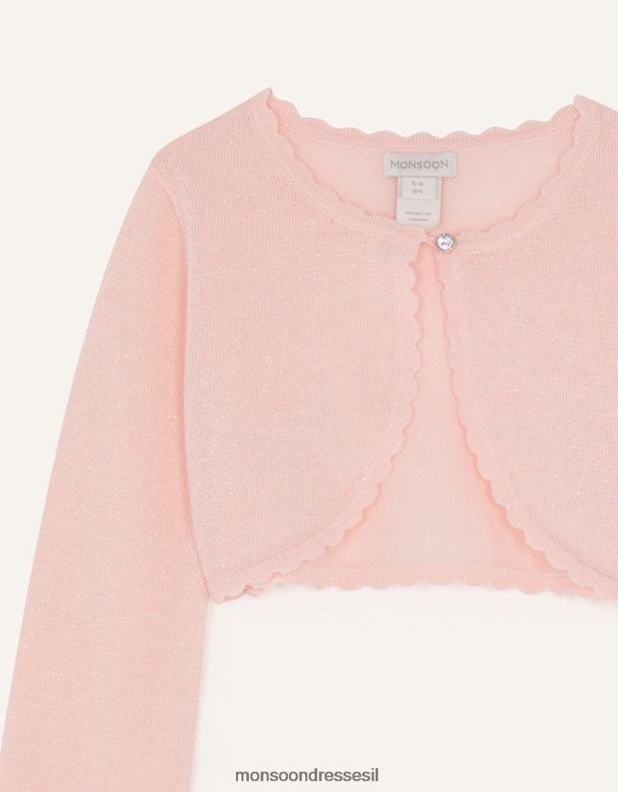 הַלבָּשָׁה Monsoon קרדיגן niamh וָרוֹד ילדה HTJ0TZ1619