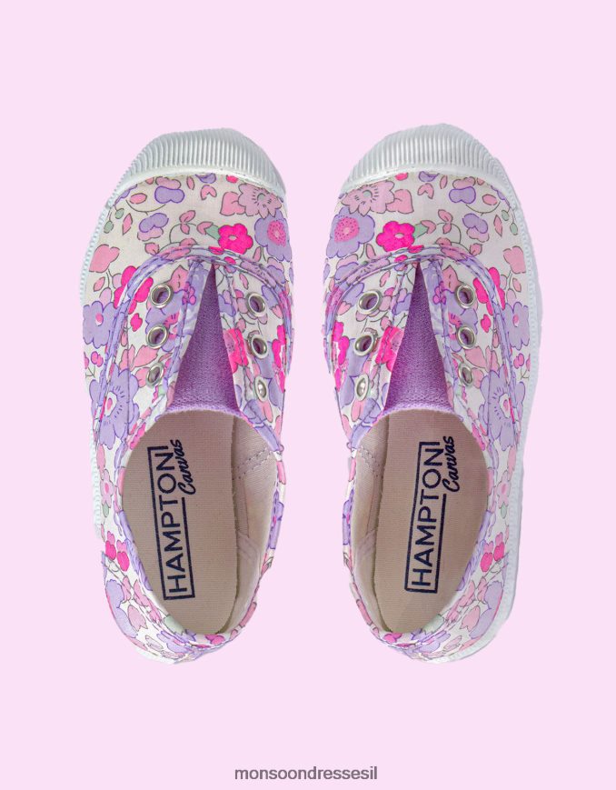 הַנעָלָה Monsoon המפטון קנבס שזיף plimsolls סגול סגול (לילך) יְלָדִים HTJ0TZ2395