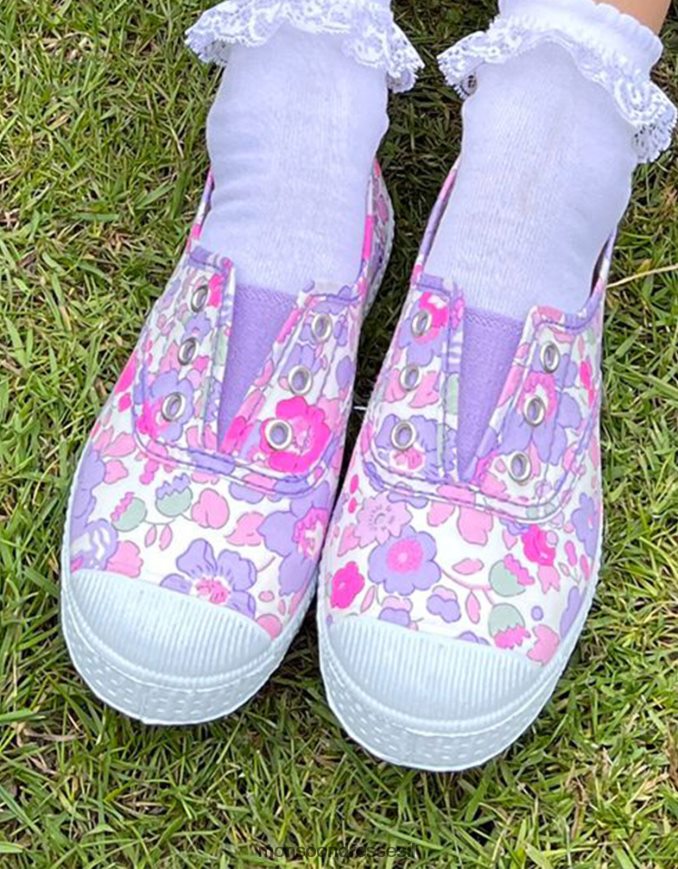 הַנעָלָה Monsoon המפטון קנבס שזיף plimsolls סגול סגול (לילך) יְלָדִים HTJ0TZ2395