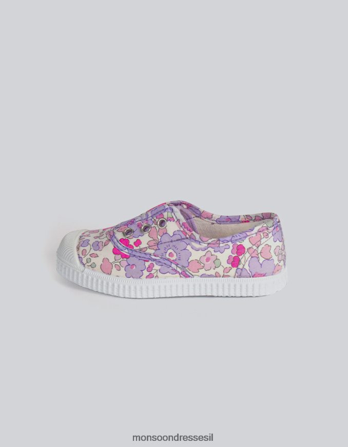 הַנעָלָה Monsoon המפטון קנבס שזיף plimsolls סגול סגול (לילך) יְלָדִים HTJ0TZ2395