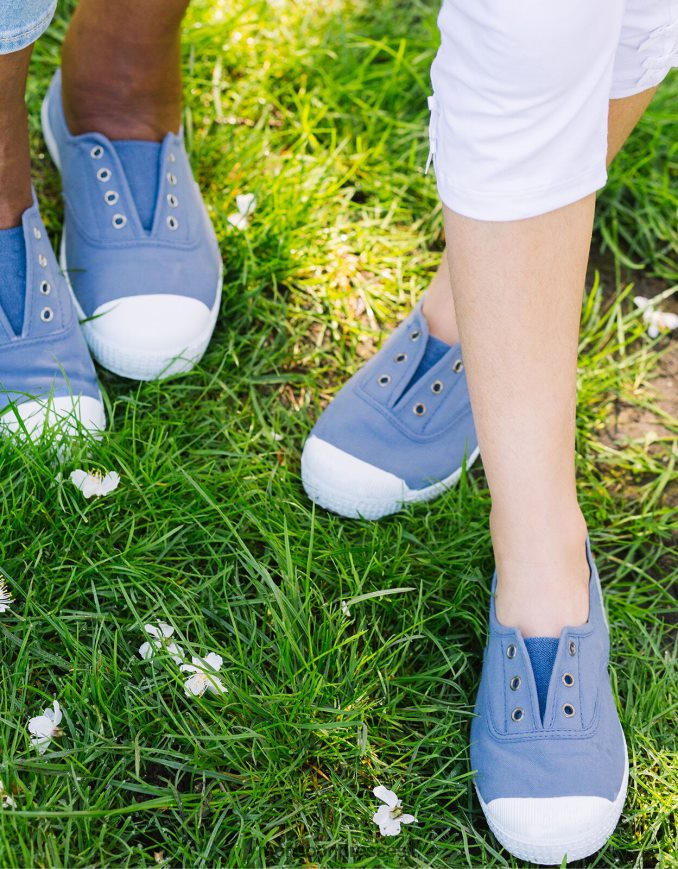 הַנעָלָה Monsoon המפטון קנבס שזיף plimsolls כחול כחול (קורנפלור) יְלָדִים HTJ0TZ2404