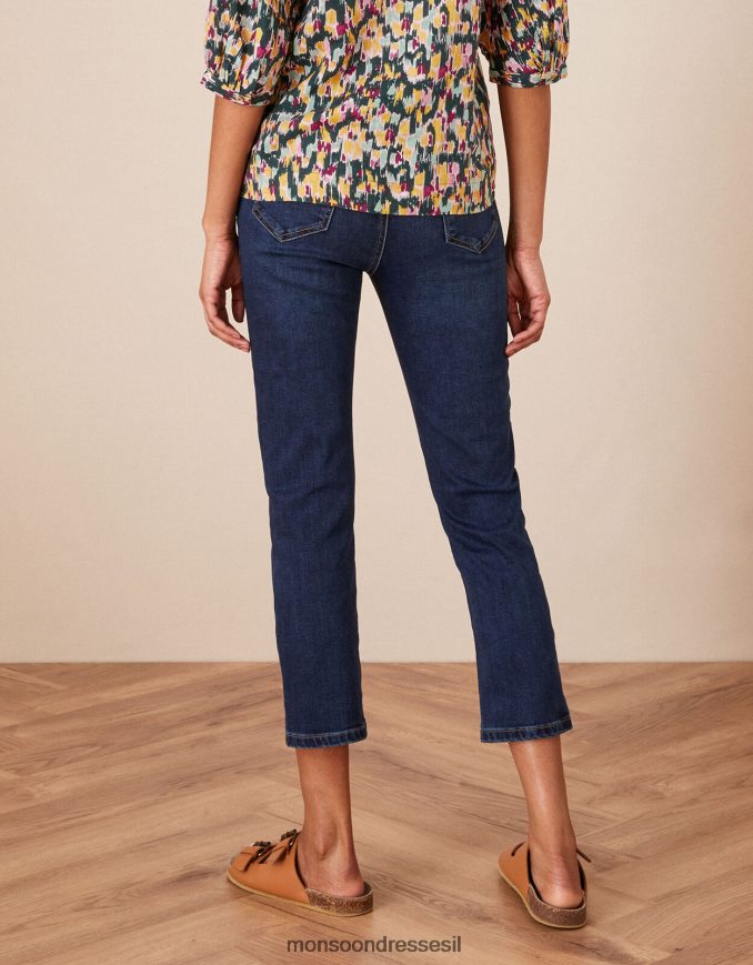 הַלבָּשָׁה Monsoon ג'ינס ג'ינס של safaia 7/8 כחול (אינדיגו) נשים HTJ0TZ1141