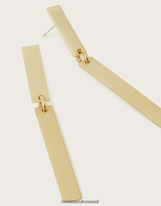 אבזר Monsoon עגילי מקל פליז קטנים של sibilia מסוגנן נשים HTJ0TZ1320