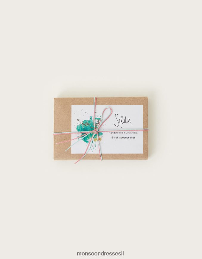 אבזר Monsoon עגילי מקל פליז קטנים של sibilia מסוגנן נשים HTJ0TZ1320