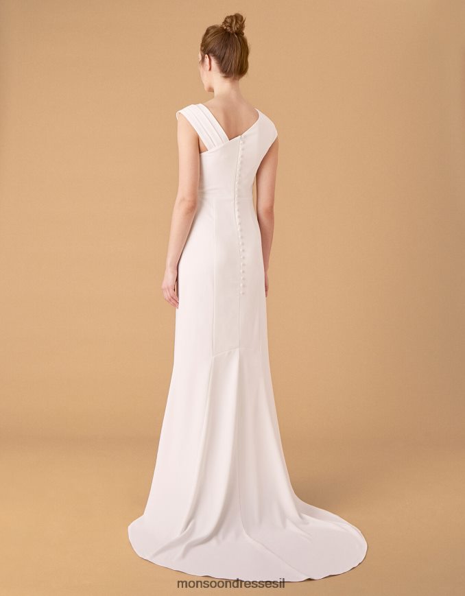 הַלבָּשָׁה Monsoon שמלת כלה סיכה מקושטת של tess שֶׁנהָב נשים HTJ0TZ1127