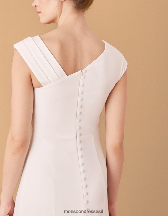 הַלבָּשָׁה Monsoon שמלת כלה סיכה מקושטת של tess שֶׁנהָב נשים HTJ0TZ1127