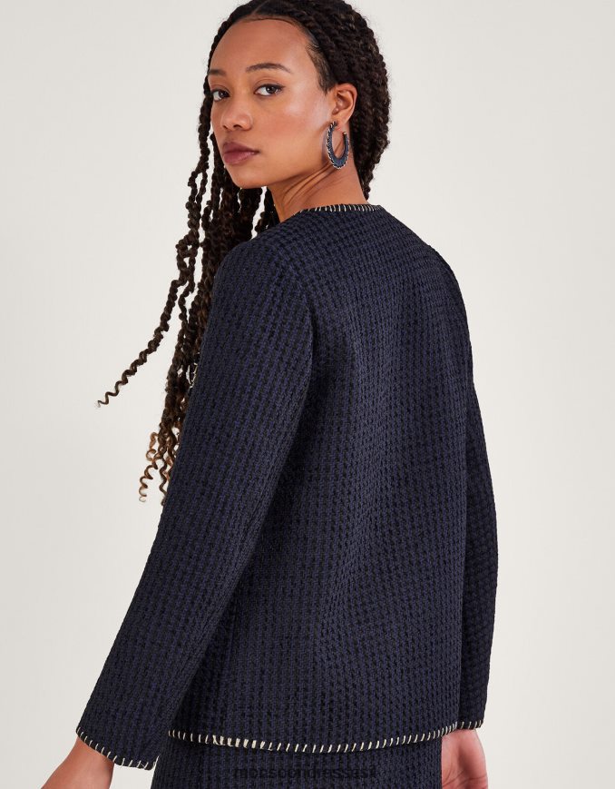 הַלבָּשָׁה Monsoon בלייזר טוויד של tilly שָׁחוֹר נשים HTJ0TZ130