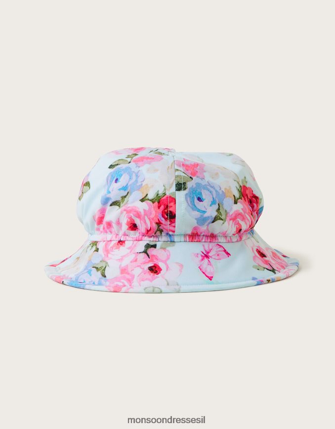 אבזר Monsoon כובע פרחוני פוזי לתינוק עם הגנה upf50+ ירוק (מנטה) יְלָדִים HTJ0TZ2153