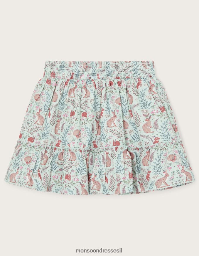 הַלבָּשָׁה Monsoon חצאית ארנב שיתוף פעולה של wwf-uk ירוק ילדה HTJ0TZ1750